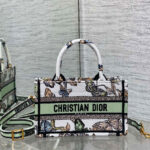 Christian Dior Mini Dior Book Tote With Strap